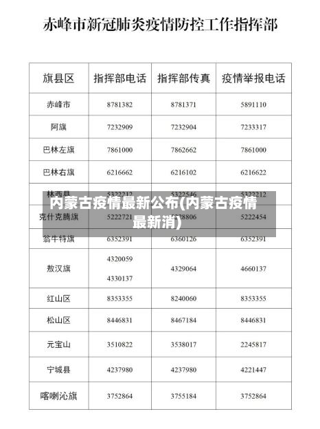 内蒙古疫情最新公布(内蒙古疫情最新消)-第2张图片