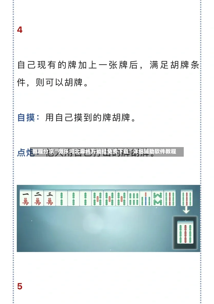 教程分享“微乐河北麻将万能挂免费下载	”详细辅助软件教程-第2张图片