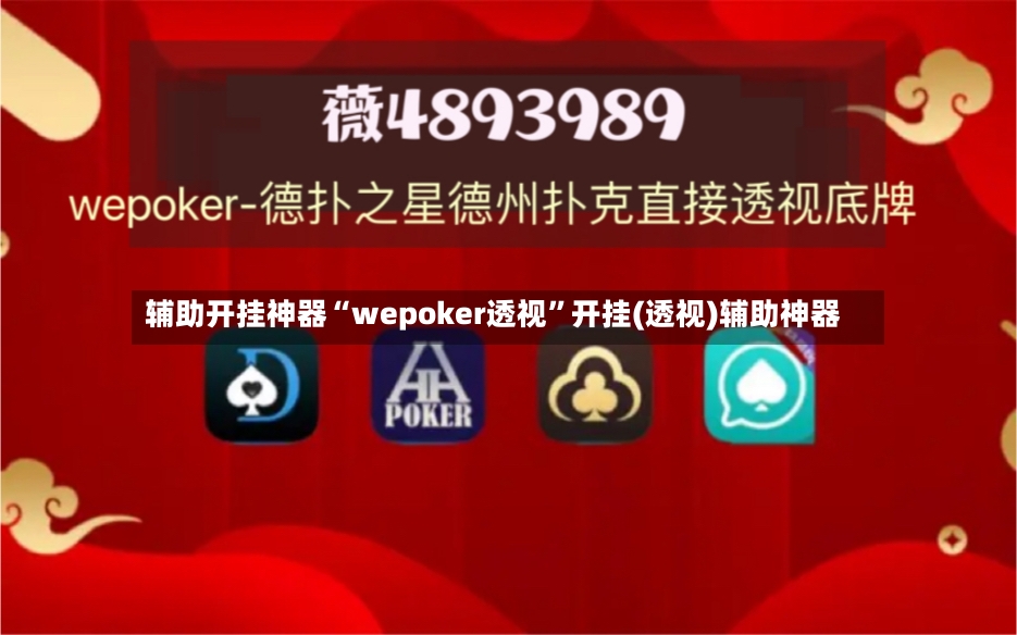 辅助开挂神器“wepoker透视”开挂(透视)辅助神器-第3张图片