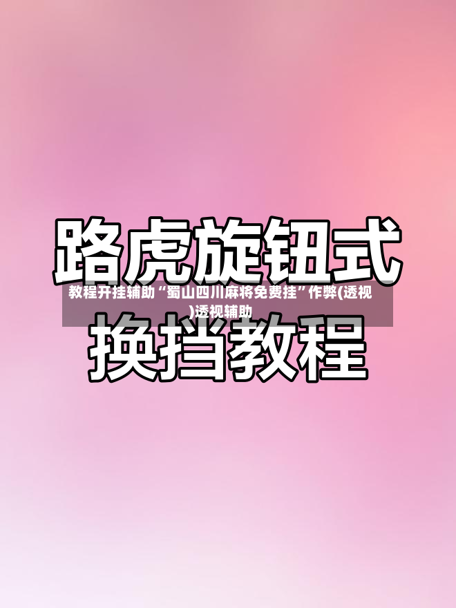 教程开挂辅助“蜀山四川麻将免费挂”作弊(透视)透视辅助-第2张图片