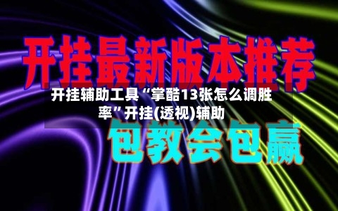 开挂辅助工具“掌酷13张怎么调胜率”开挂(透视)辅助-第3张图片