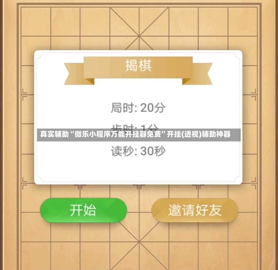 真实辅助“微乐小程序万能开挂器免费”开挂(透视)辅助神器-第3张图片