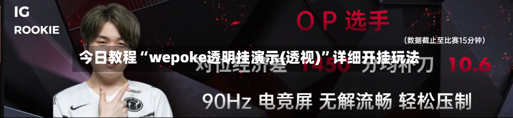 今日教程“wepoke透明挂演示(透视)	”详细开挂玩法-第2张图片