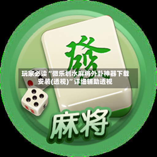 玩家必读“微乐划水麻将外卦神器下载安装(透视)	”详细辅助透视-第3张图片
