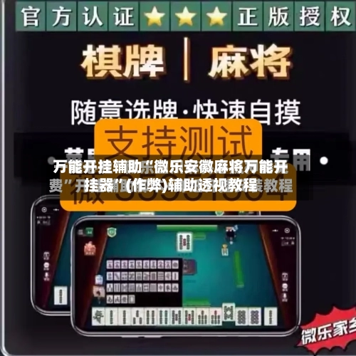 万能开挂辅助“微乐安徽麻将万能开挂器	”(作弊)辅助透视教程-第2张图片