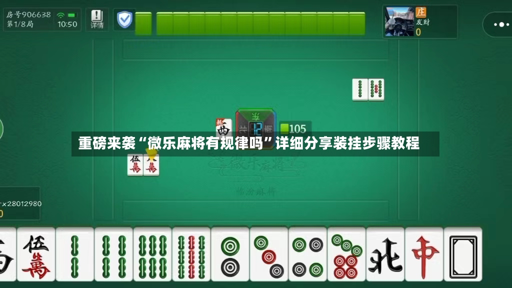 重磅来袭“微乐麻将有规律吗”详细分享装挂步骤教程