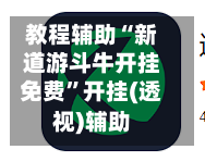 教程辅助“新道游斗牛开挂免费”开挂(透视)辅助-第3张图片