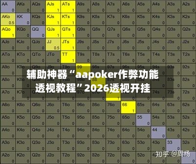 辅助神器“aapoker作弊功能透视教程”2026透视开挂-第2张图片