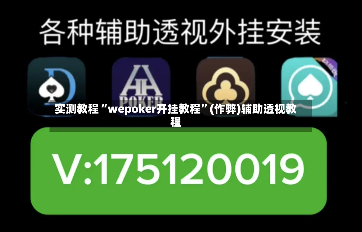 实测教程“wepoker开挂教程”(作弊)辅助透视教程-第2张图片