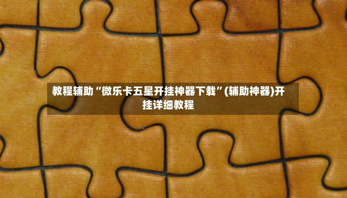 教程辅助“微乐卡五星开挂神器下载”(辅助神器)开挂详细教程-第2张图片