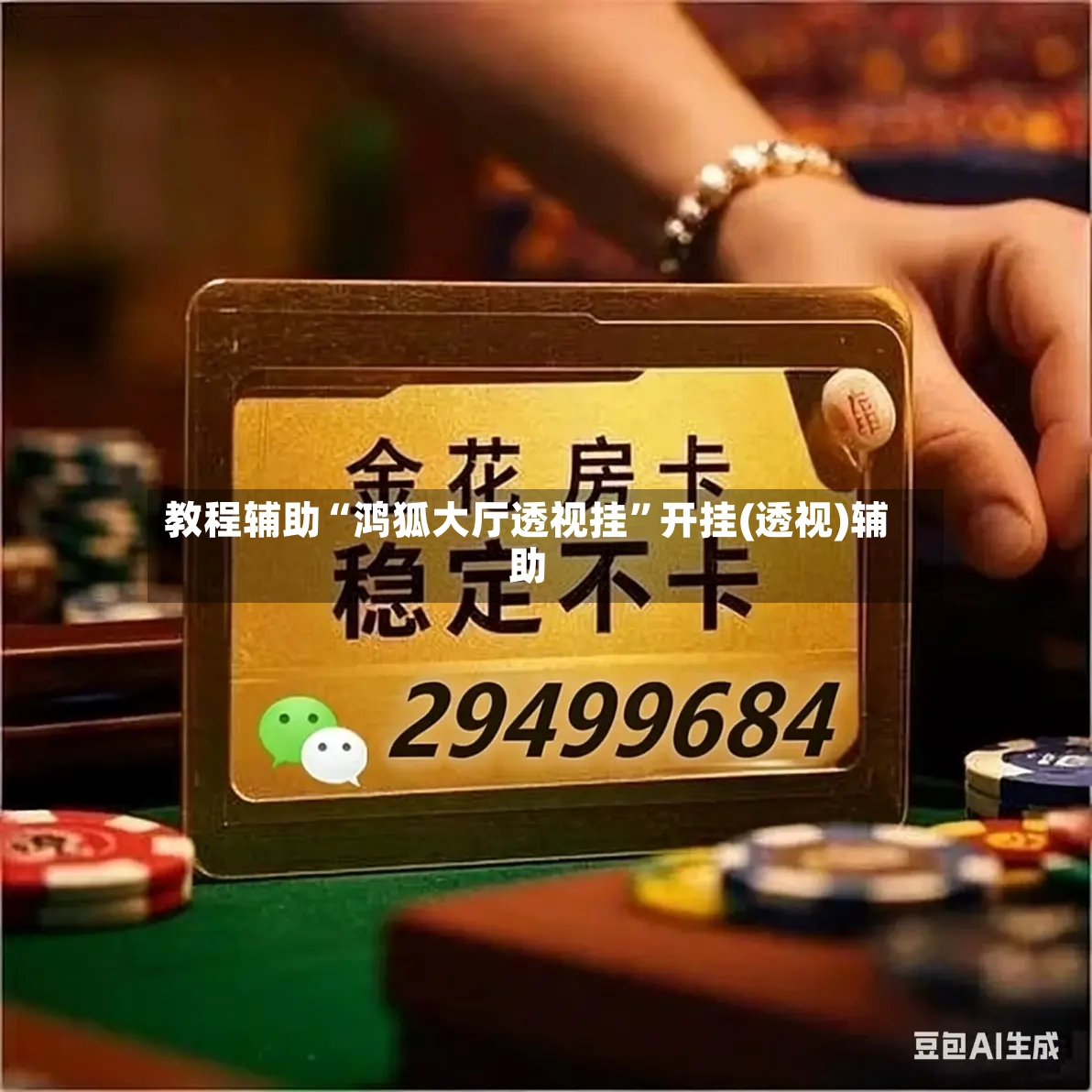 教程辅助“鸿狐大厅透视挂”开挂(透视)辅助-第2张图片