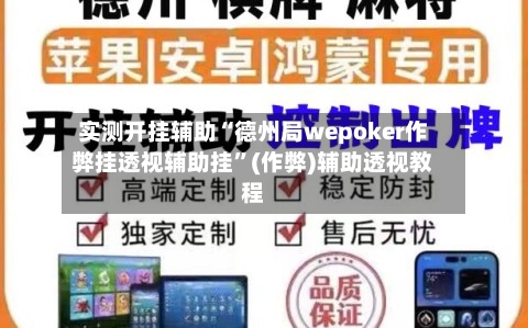 实测开挂辅助“德州局wepoker作弊挂透视辅助挂”(作弊)辅助透视教程-第3张图片