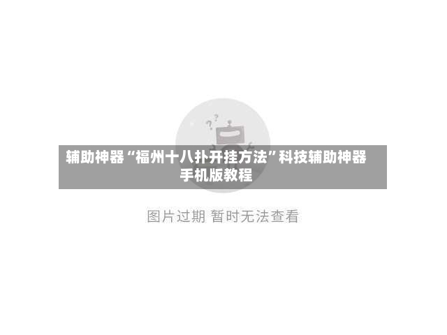 辅助神器“福州十八扑开挂方法”科技辅助神器手机版教程-第2张图片