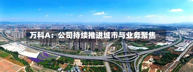 万科A：公司持续推进城市与业务聚焦