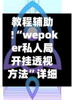 教程辅助!“wepoker私人局开挂透视方法	”详细分享装挂步骤-第2张图片