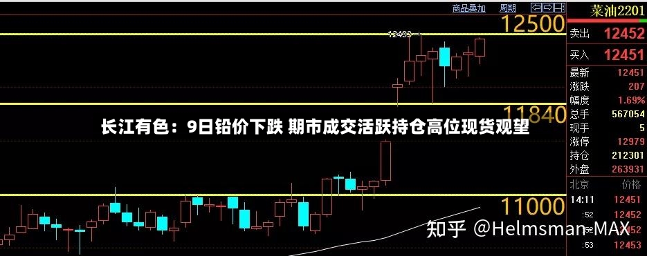 长江有色:9日铅价下跌 期市成交活跃持仓高位现货观望-第2张图片