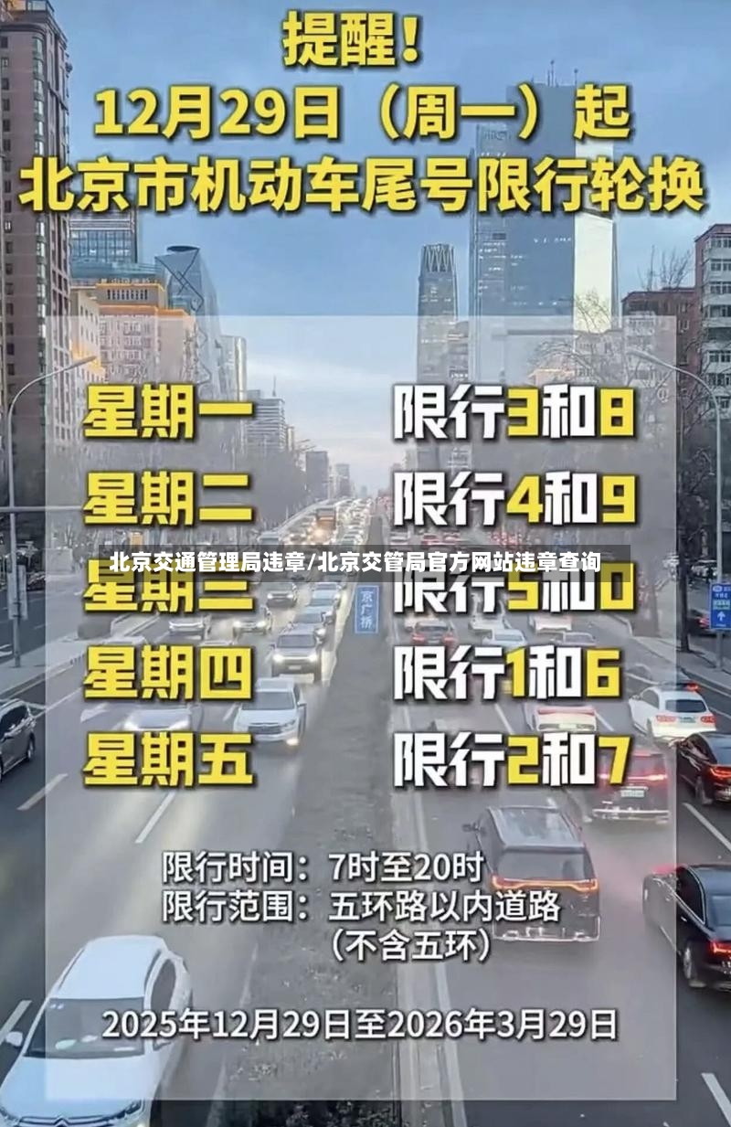 北京交通管理局违章/北京交管局官方网站违章查询-第2张图片