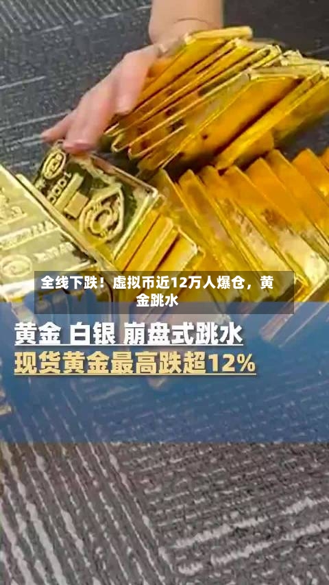 全线下跌！虚拟币近12万人爆仓，黄金跳水-第3张图片