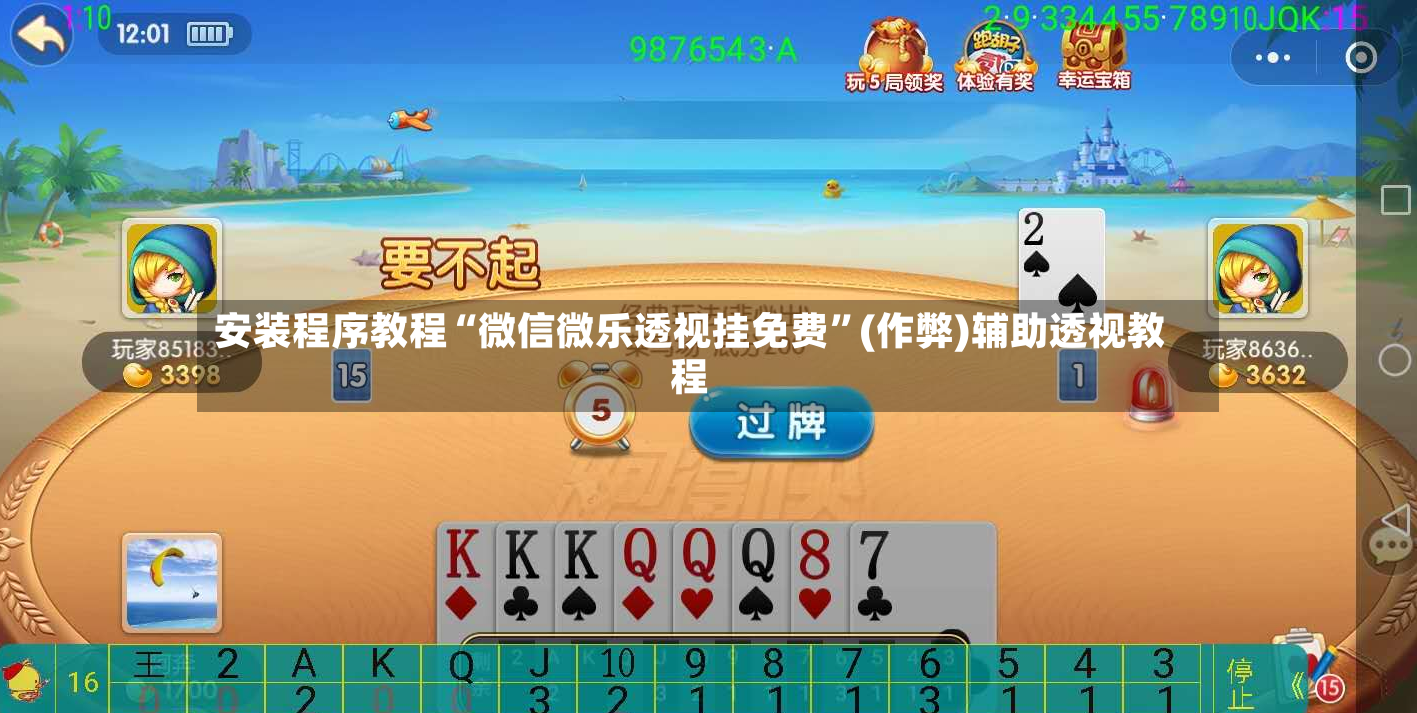 安装程序教程“微信微乐透视挂免费”(作弊)辅助透视教程