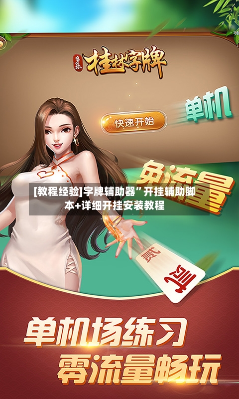 [教程经验]字牌辅助器	”开挂辅助脚本+详细开挂安装教程-第2张图片