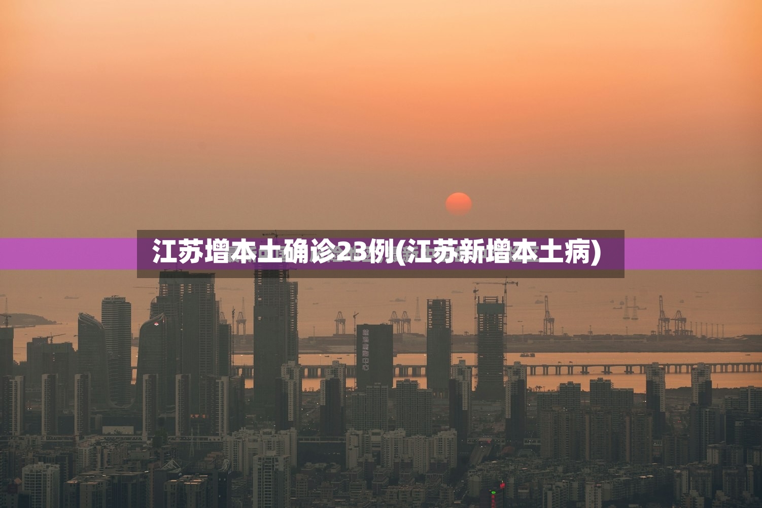 江苏增本土确诊23例(江苏新增本土病)
