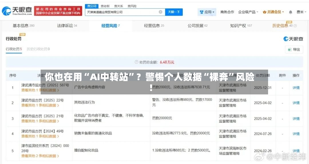 你也在用“AI中转站”？警惕个人数据“裸奔	”风险！-第2张图片