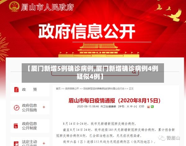 【厦门新增5例确诊病例,厦门新增确诊病例4例疑似4例】-第2张图片