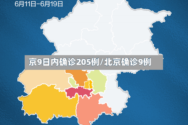 京9日内确诊205例/北京确诊9例