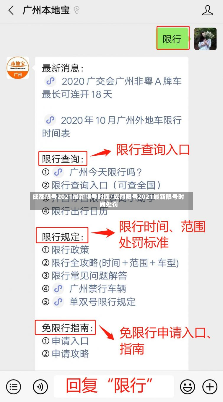 成都限号2021最新限号时间/成都限号2021最新限号时间处罚-第2张图片
