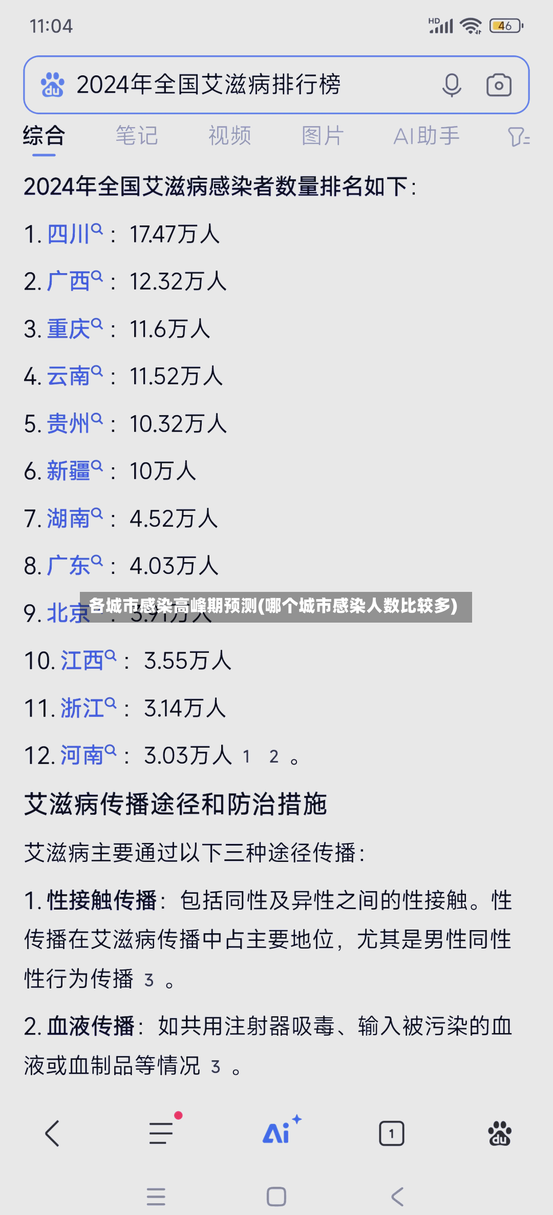 各城市感染高峰期预测(哪个城市感染人数比较多)