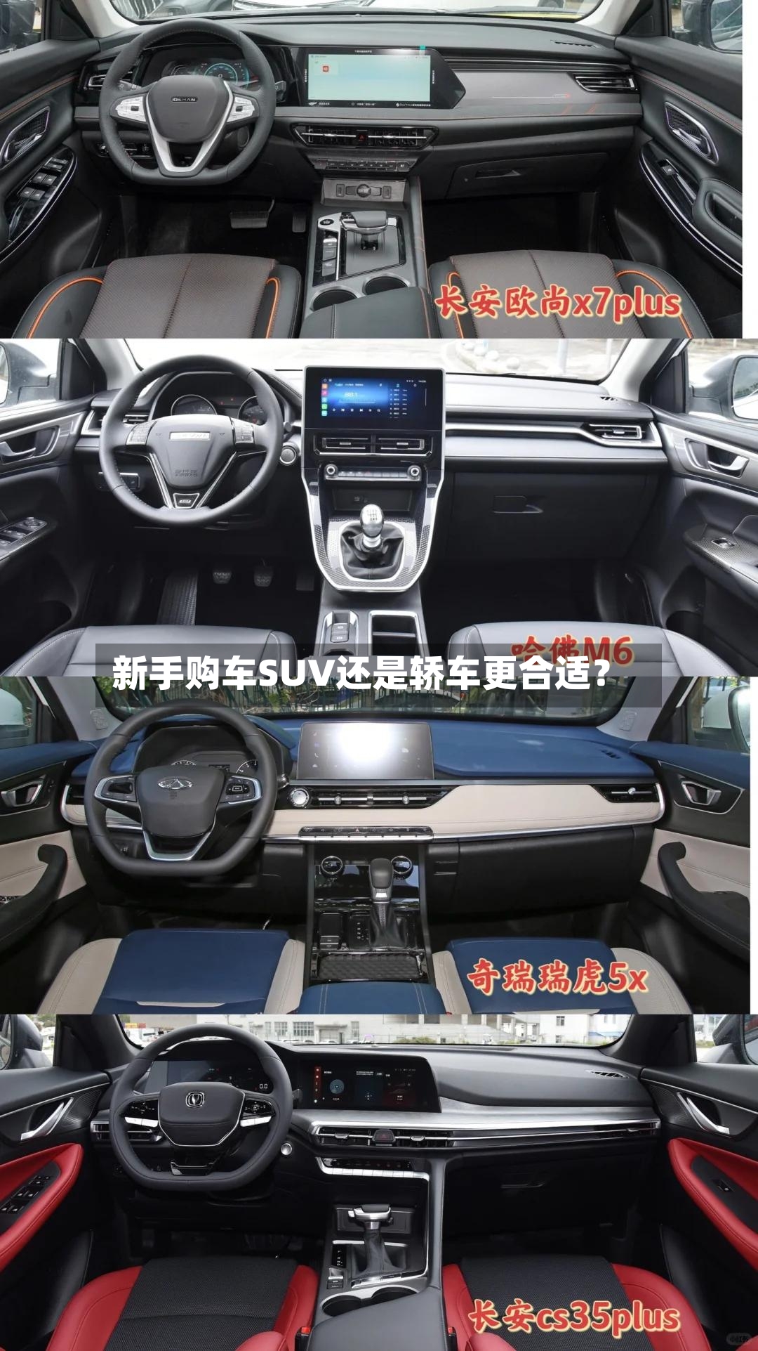 新手购车SUV还是轿车更合适？
