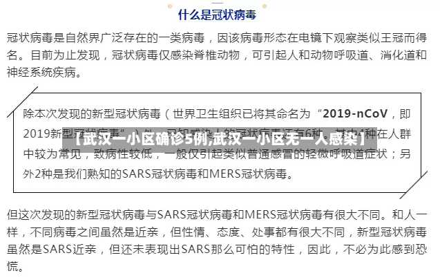 【武汉一小区确诊5例,武汉一小区无一人感染】-第2张图片