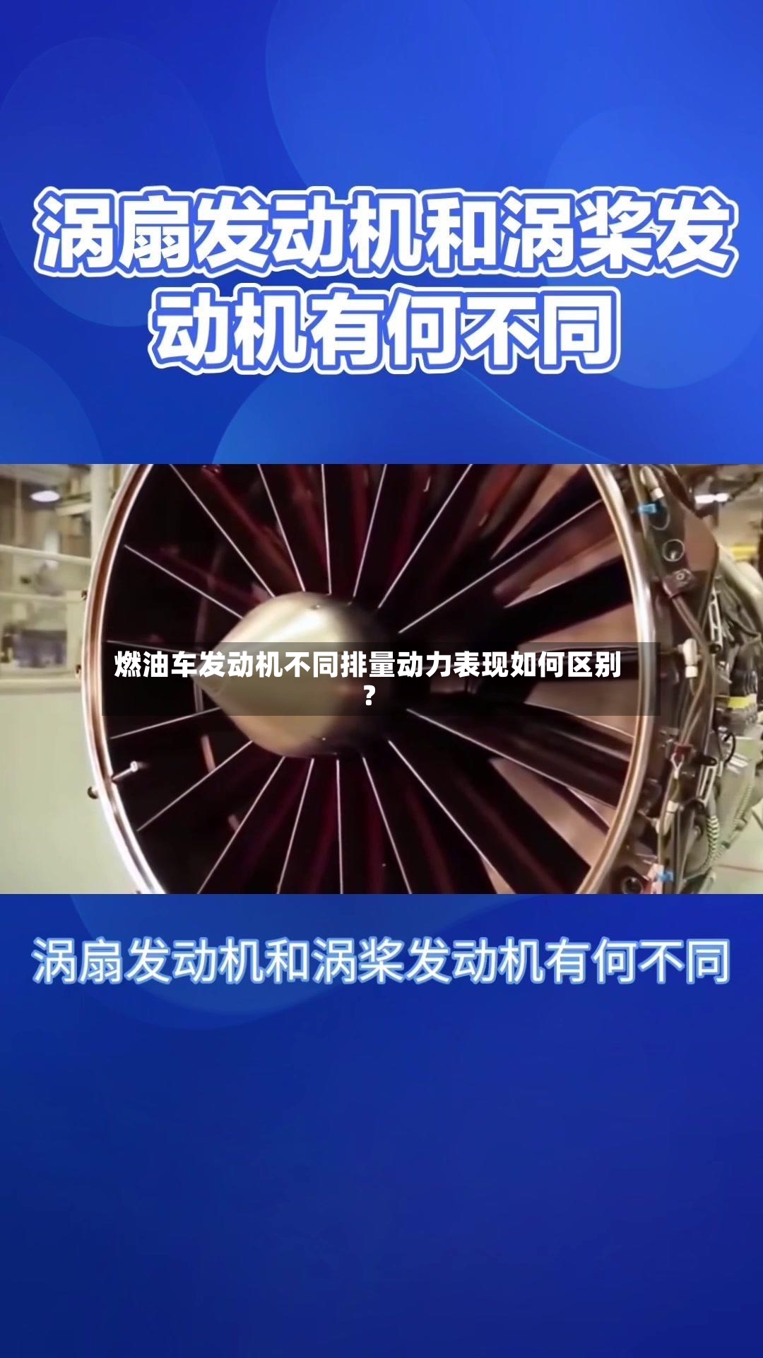 燃油车发动机不同排量动力表现如何区别？