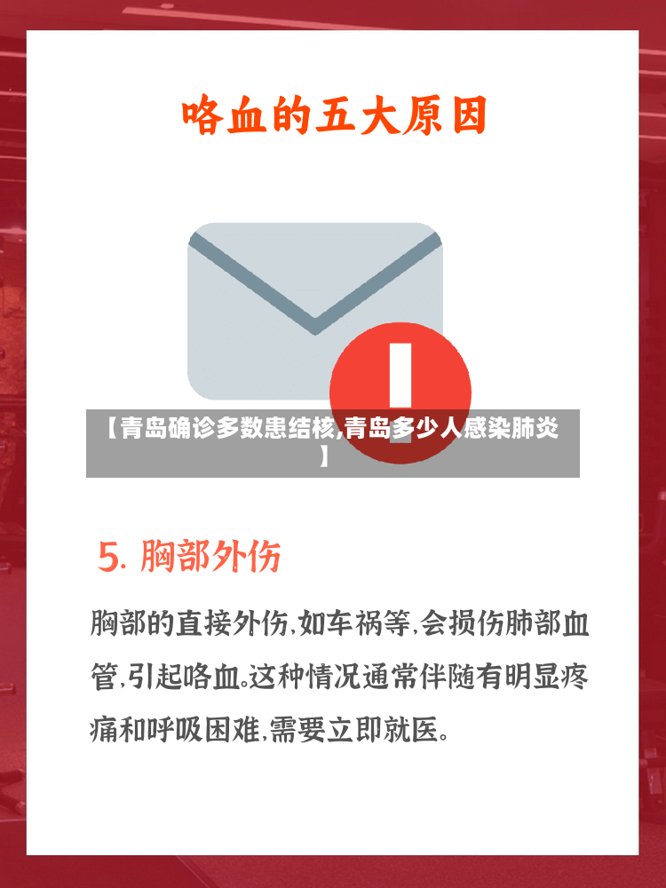 【青岛确诊多数患结核,青岛多少人感染肺炎】