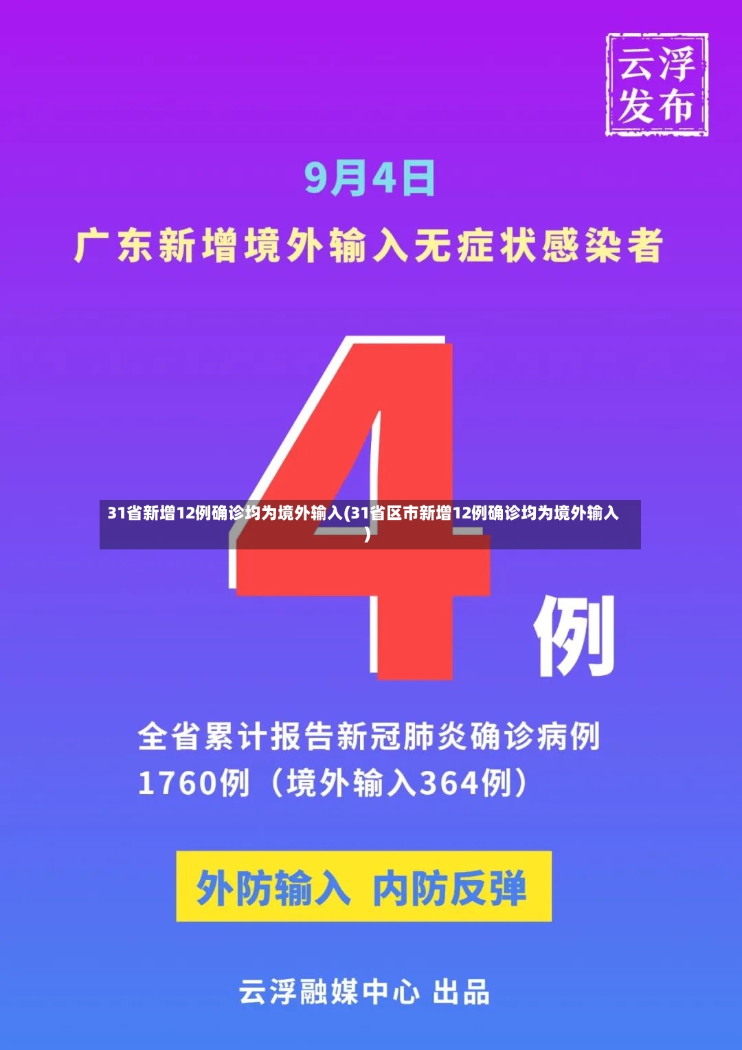 31省新增12例确诊均为境外输入(31省区市新增12例确诊均为境外输入)-第2张图片