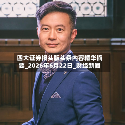 四大证券报头版头条内容精华摘要_2026年6月22日_财经新闻