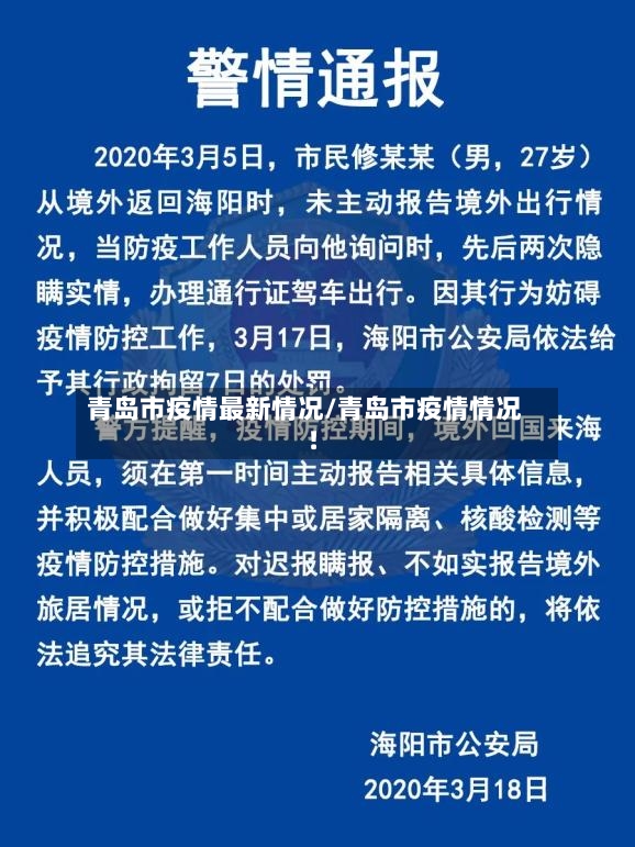 青岛市疫情最新情况/青岛市疫情情况!-第2张图片