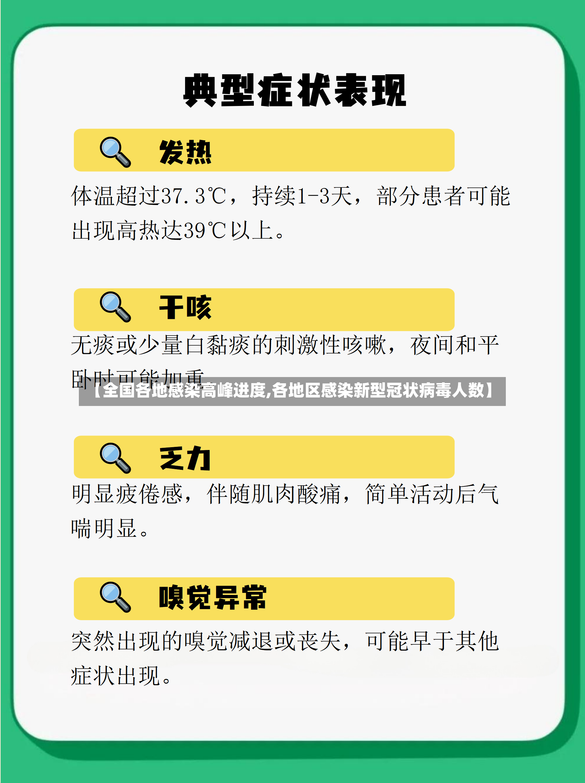 【全国各地感染高峰进度,各地区感染新型冠状病毒人数】