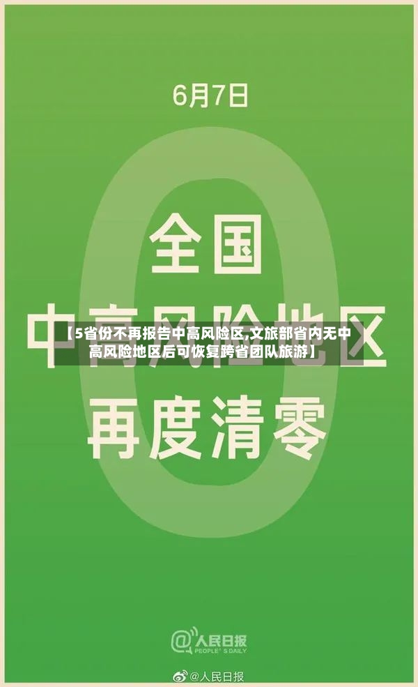 【5省份不再报告中高风险区,文旅部省内无中高风险地区后可恢复跨省团队旅游】-第3张图片