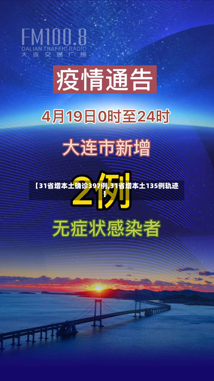 【31省增本土确诊397例,31省增本土135例轨迹】