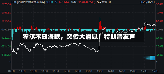 霍尔木兹海峡，突传大消息！特朗普发声-第2张图片