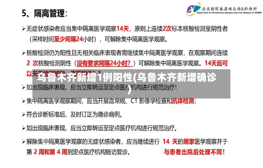 乌鲁木齐新增1例阳性(乌鲁木齐新增确诊)-第2张图片