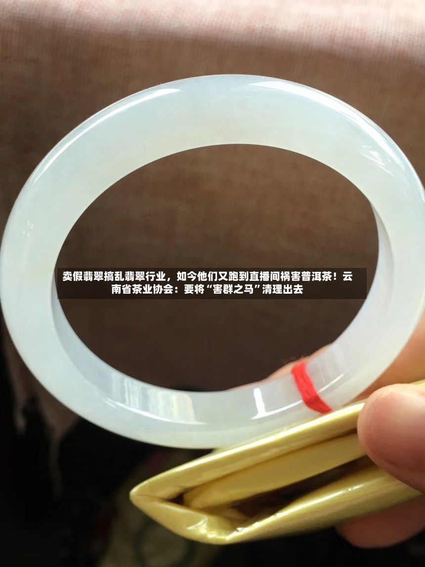 卖假翡翠搞乱翡翠行业，如今他们又跑到直播间祸害普洱茶！云南省茶业协会：要将“害群之马”清理出去