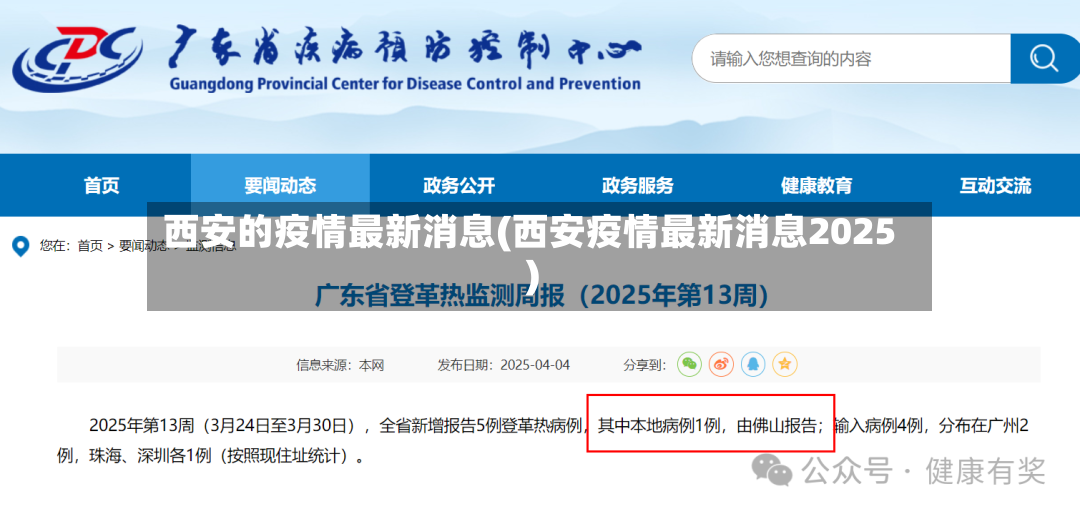 西安的疫情最新消息(西安疫情最新消息2025)