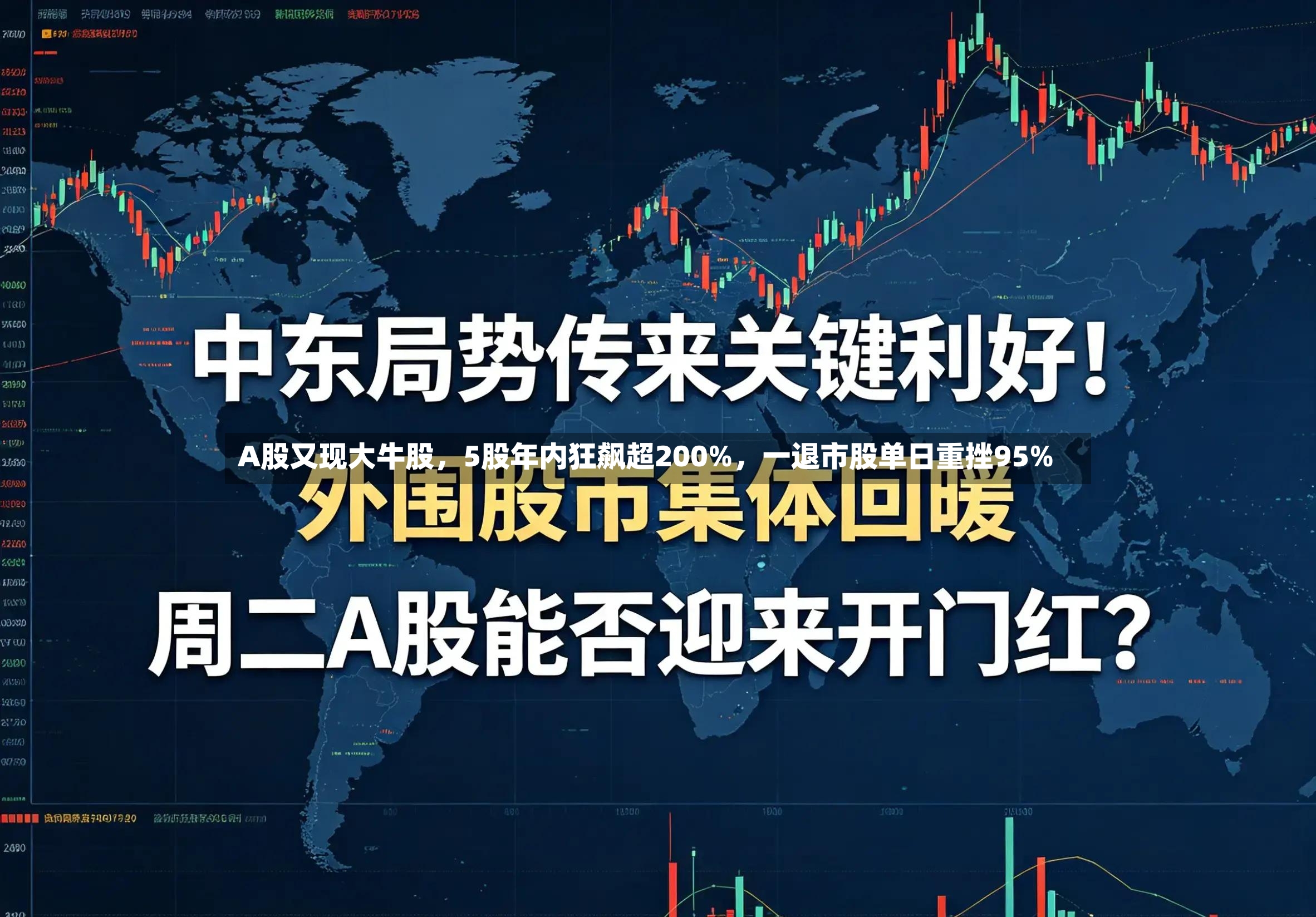 A股又现大牛股，5股年内狂飙超200%，一退市股单日重挫95%