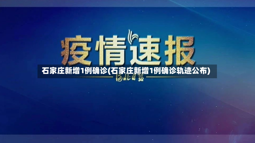 石家庄新增1例确诊(石家庄新增1例确诊轨迹公布)-第2张图片
