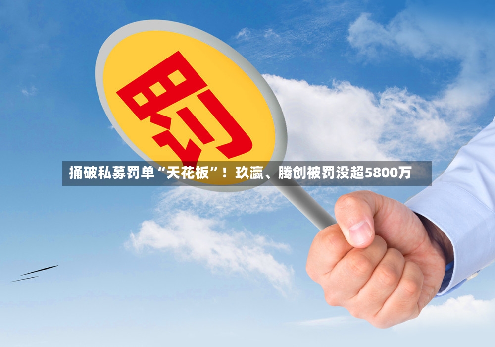 捅破私募罚单“天花板	”！玖瀛、腾创被罚没超5800万-第2张图片