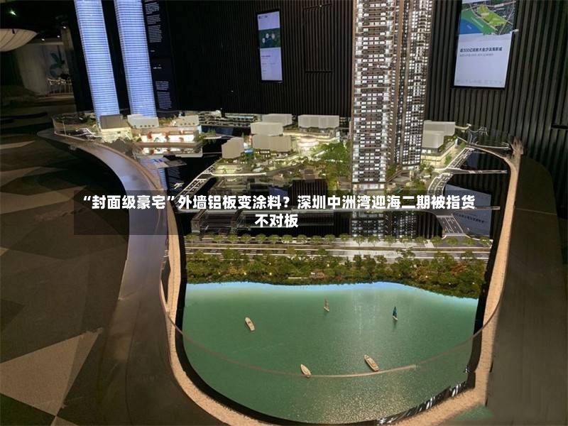 “封面级豪宅	”外墙铝板变涂料？深圳中洲湾迎海二期被指货不对板-第2张图片