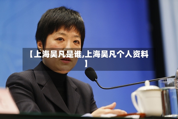 【上海吴凡是谁,上海吴凡个人资料】