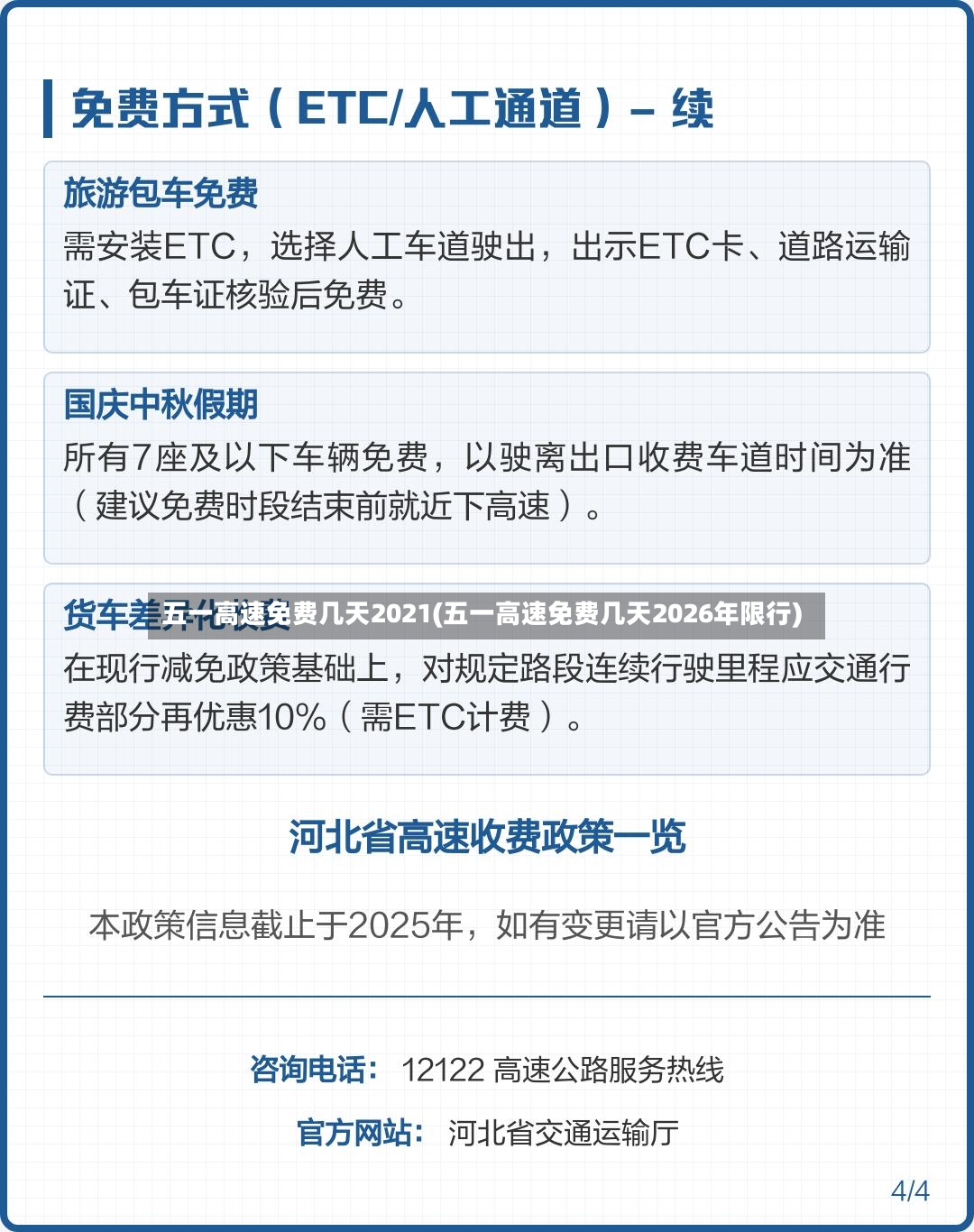 五一高速免费几天2021(五一高速免费几天2026年限行)-第2张图片
